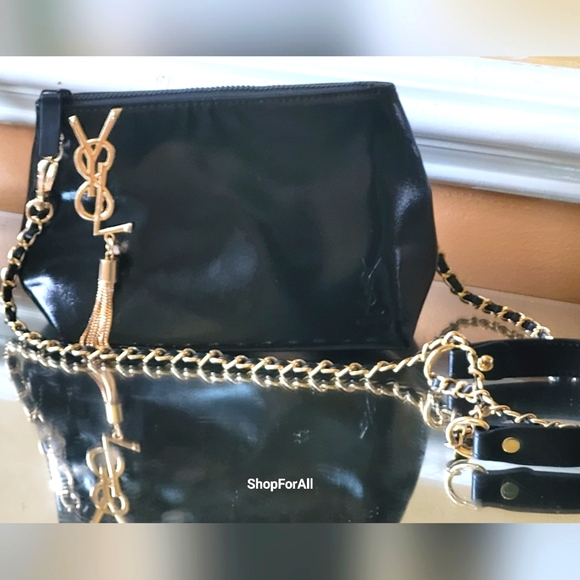 Ysl beauty cosmetic pouch to Convertible Bum/ Crossbody/Shoulder bag - Picture 5 of 16